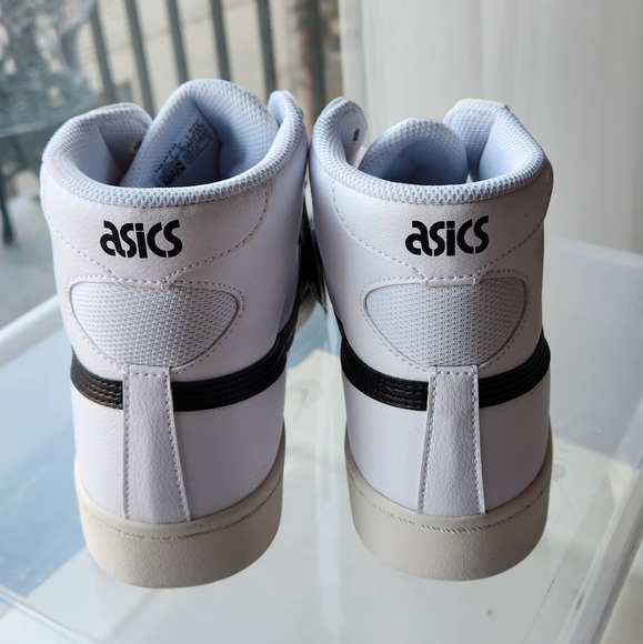 Asics Hi-Top White Sneakers Size 9/42.5/27cm - Picture 4 of 6